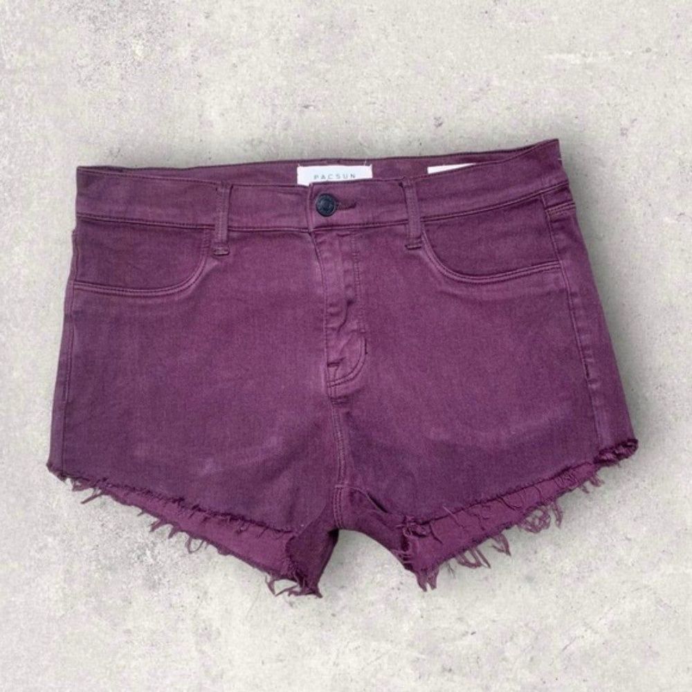 PacSun Purple Cut Off Jean Shorts Women’s Size 27